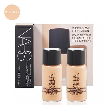 Nars Sheer glow foundation Illuminateur Transparent,Nars Sheer glow Mont Blanc,nars sheer glow ราคา,nars sheer glow foundation,nars sheer glow ขนาดทดลอง,nars sheer glow Mont Blanc รีวิว,